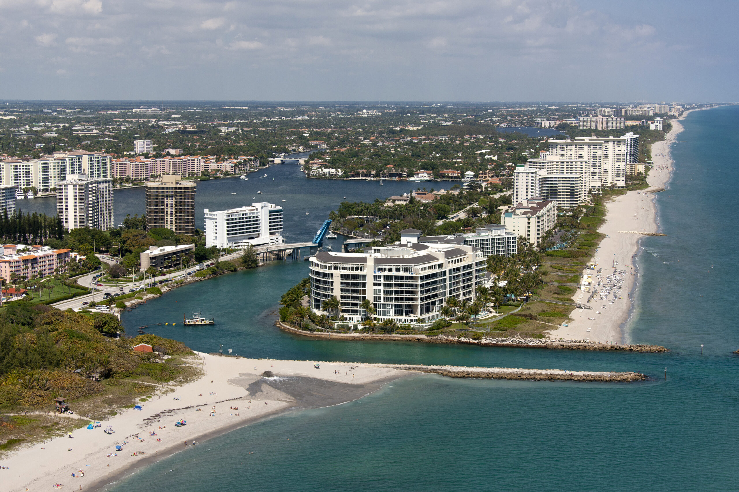 Aerial view Boca Inlet