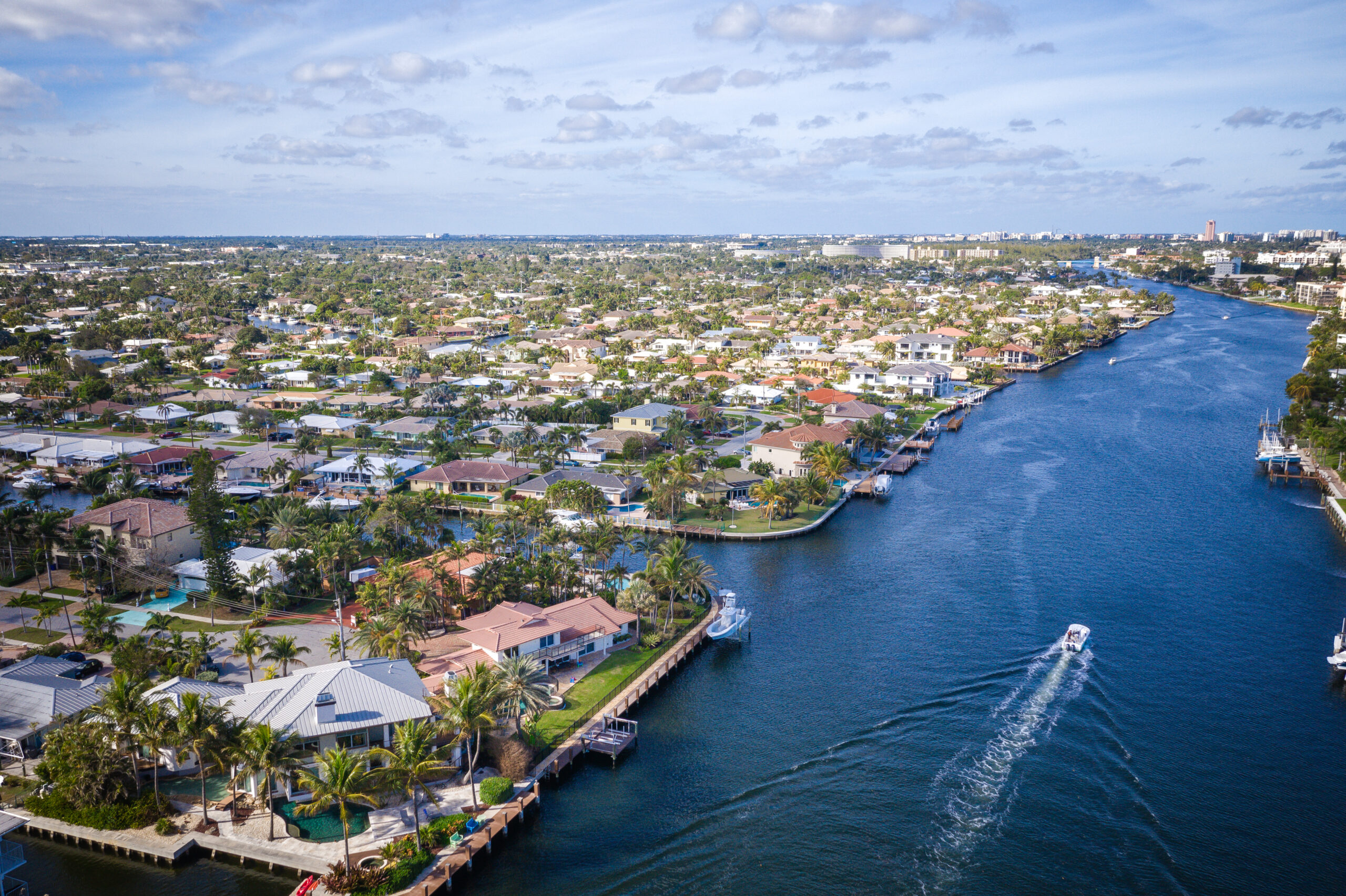 Aerial,Of,Lighthouse,Point,Florida